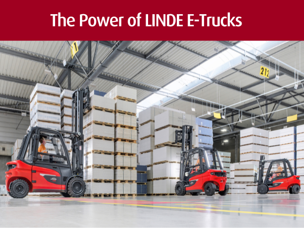 Enhancing Warehouse Efficiency: The Power of Linde E-Trucks with Electronic Compact Drive